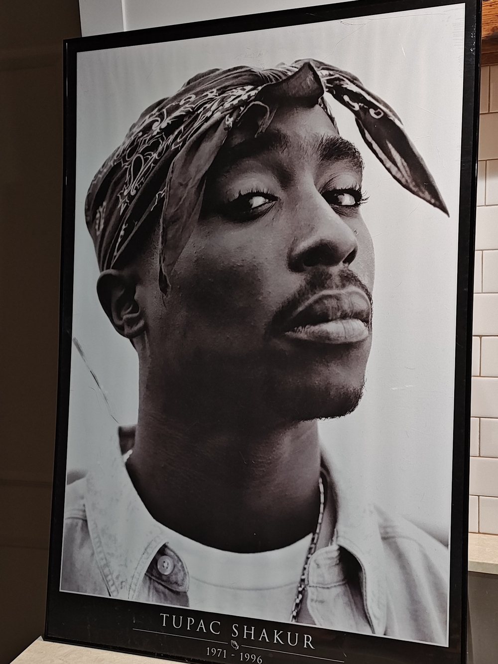 TUPAC AMARU SHAKUR: 1971-1996 Poster  With Frame  W/ Rare Dust Jackeck